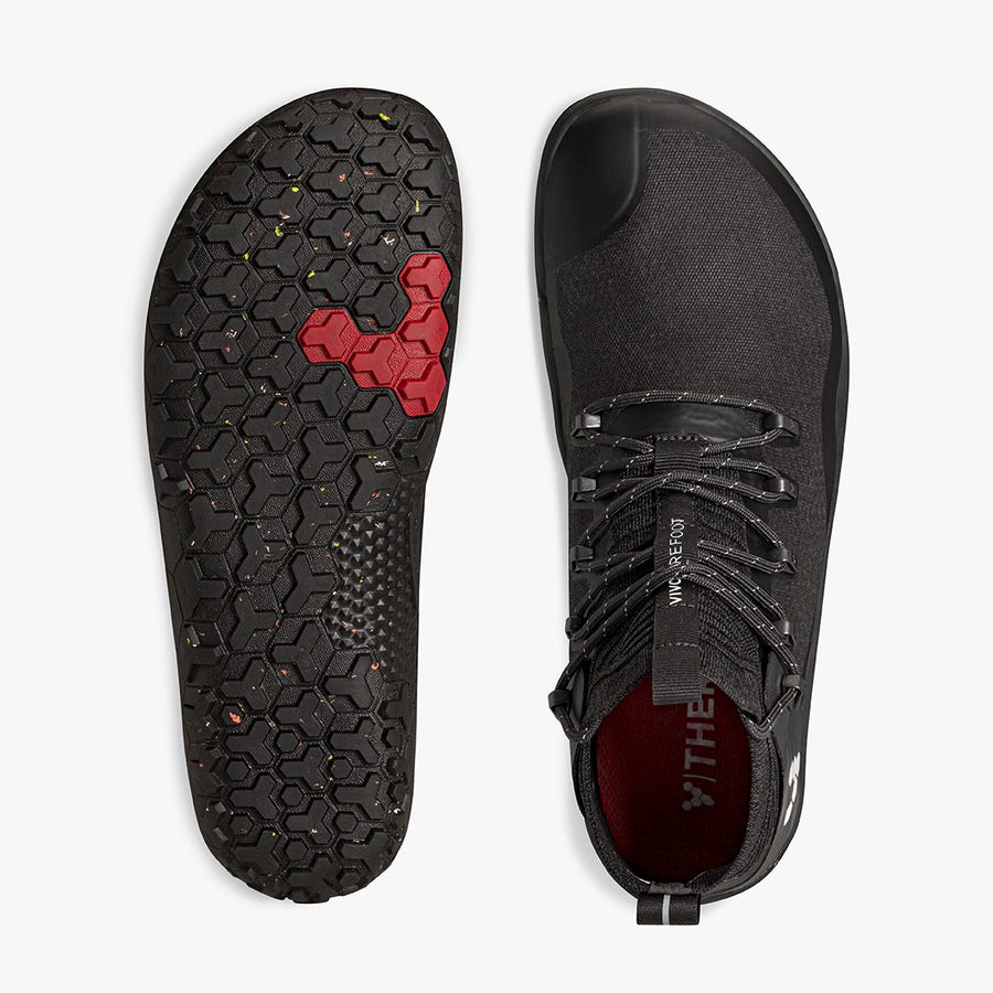 Vivobarefoot Magna Trail II FG Hardloopschoenen Dames Zwart | Nederland 0122KORI